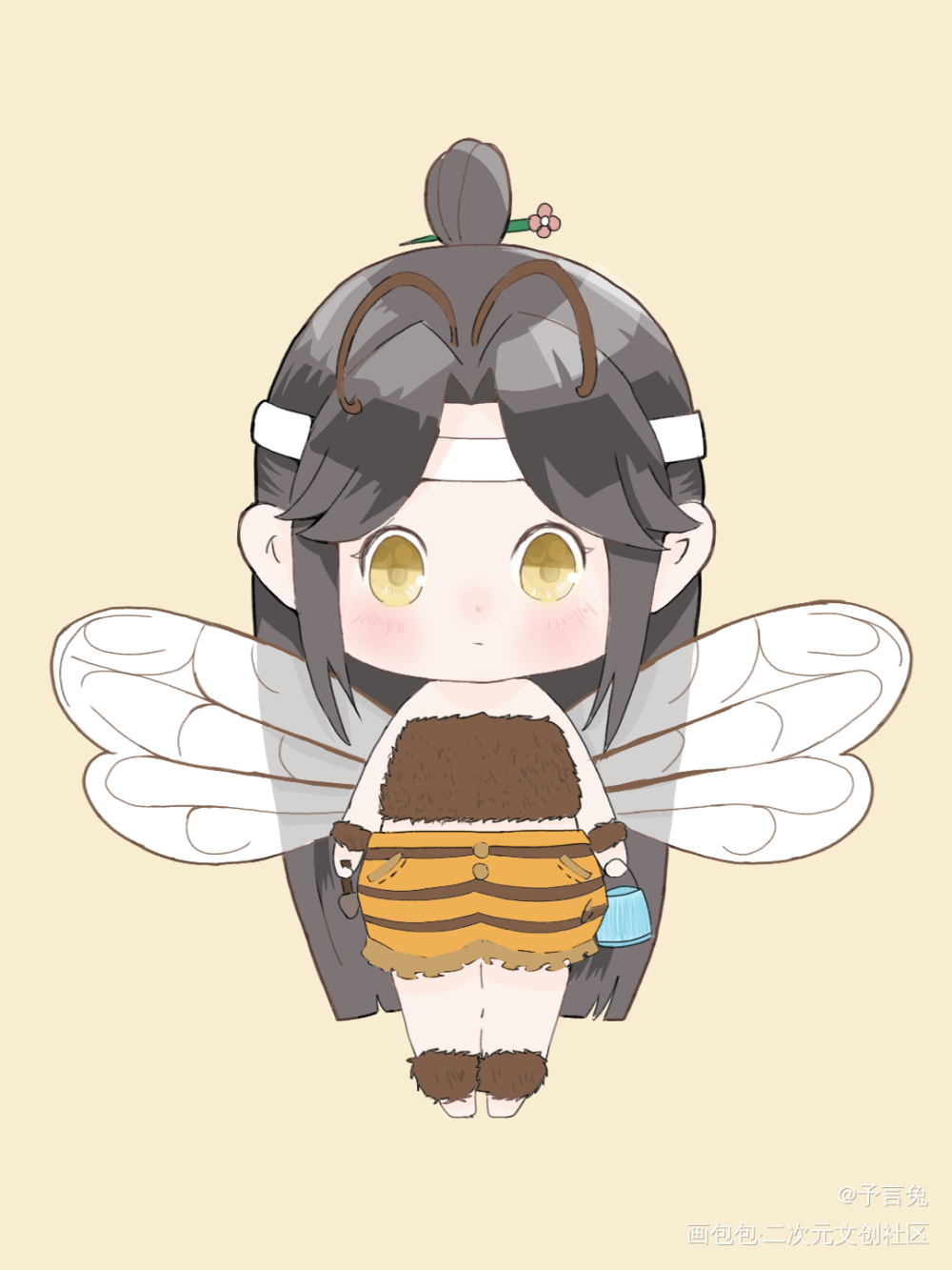 不采_魔道祖师忘羡绘画作品