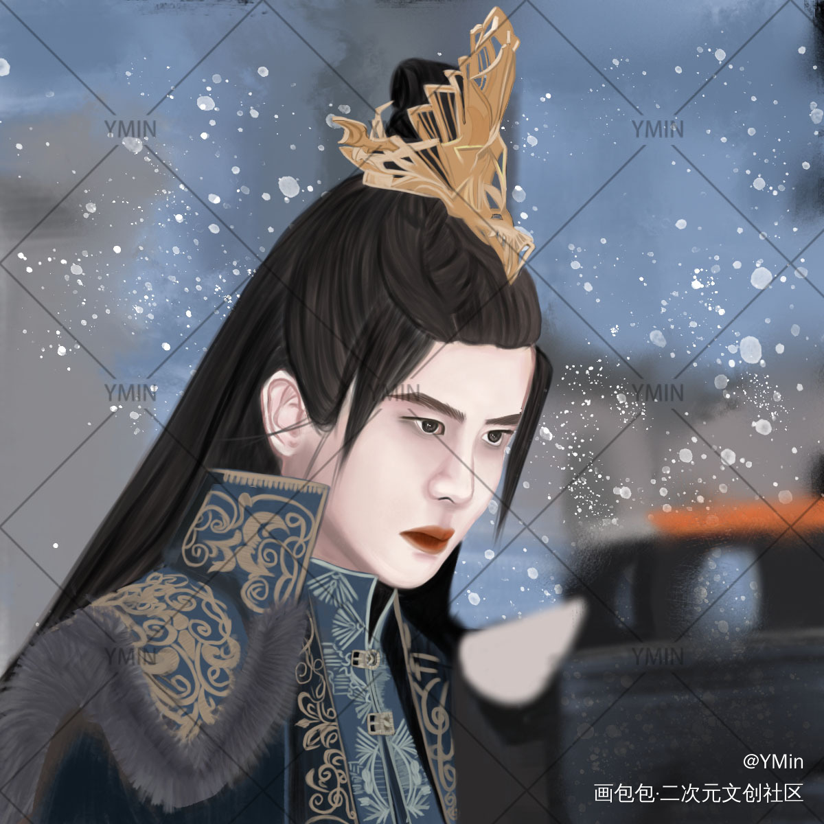 瞎搞_伪厚涂平涂头像约稿绘画作品