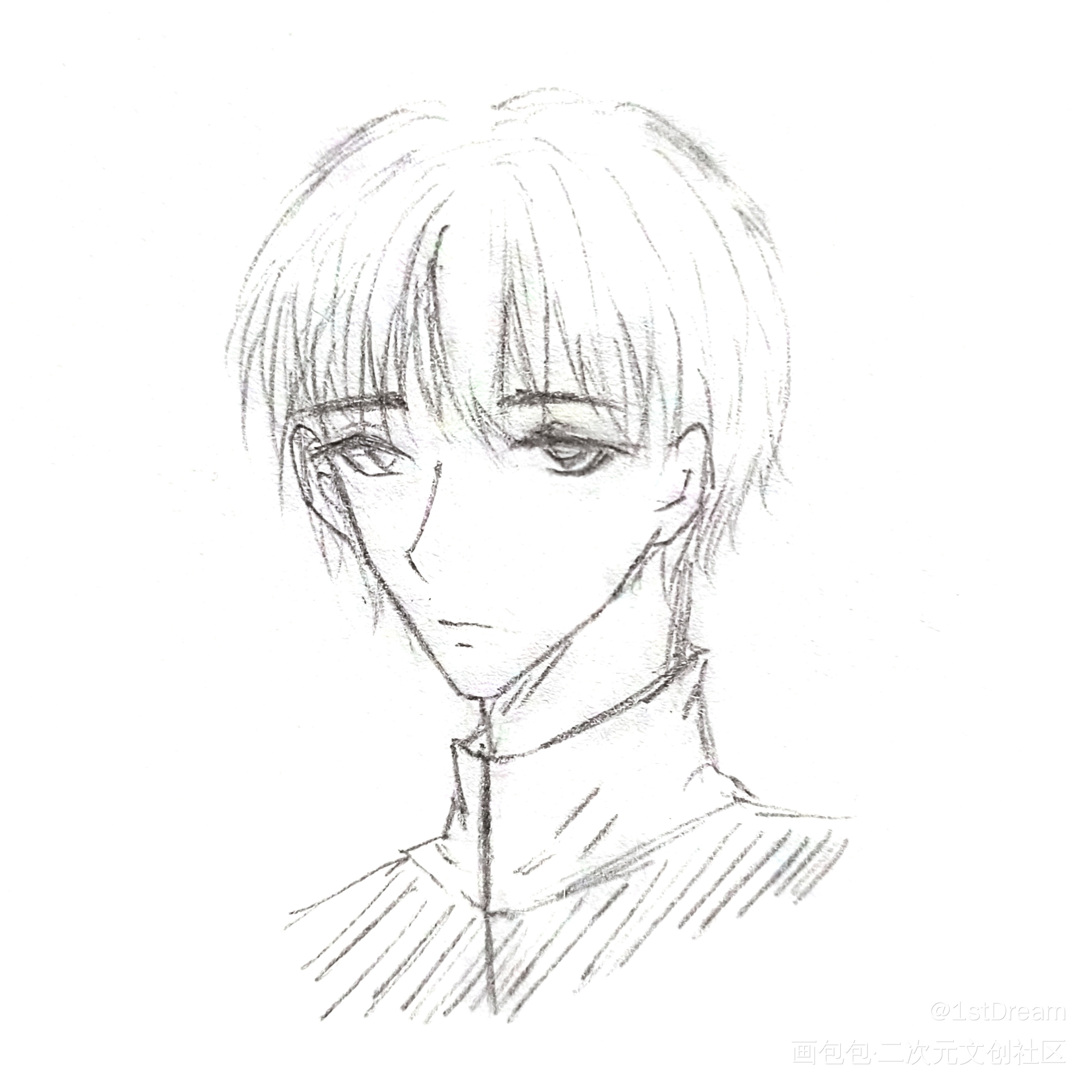 攒谷求赞_手绘摸鱼绘画作品