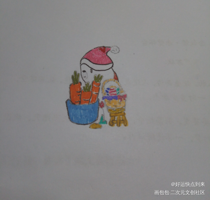 打卡_手绘Q版动物绘画作品