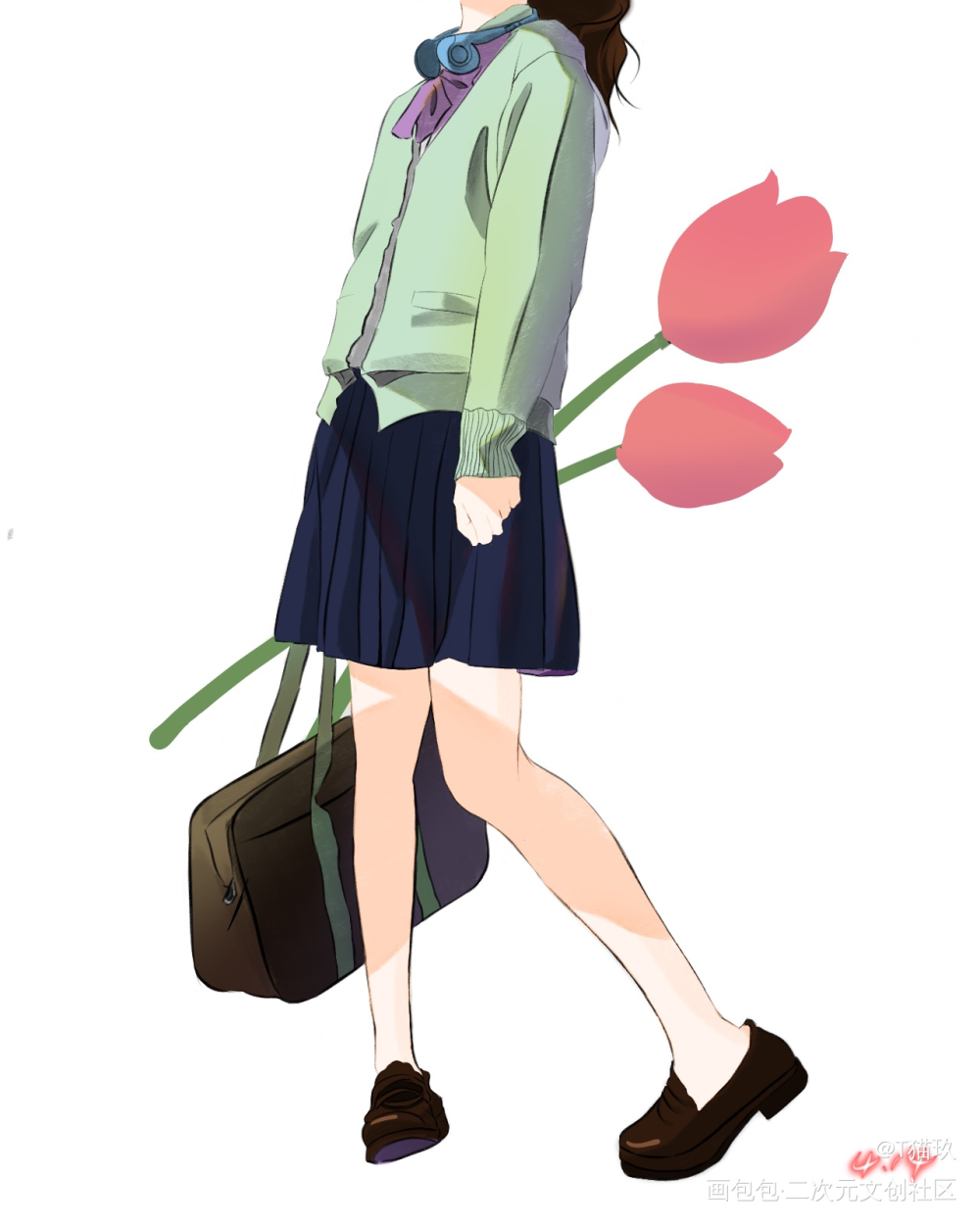 练习_立绘厚涂平涂板写绘画作品