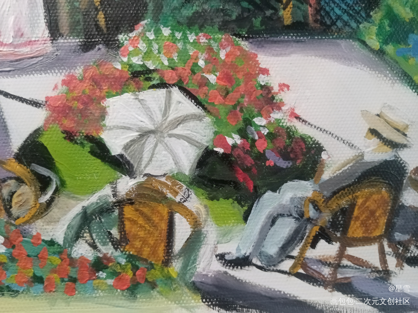 一起来享受春日的美好阳光吧_唤醒春日主题打卡绘画作品