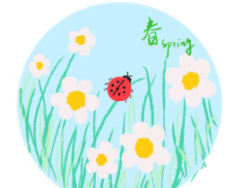 七星瓢虫_绘画作品
