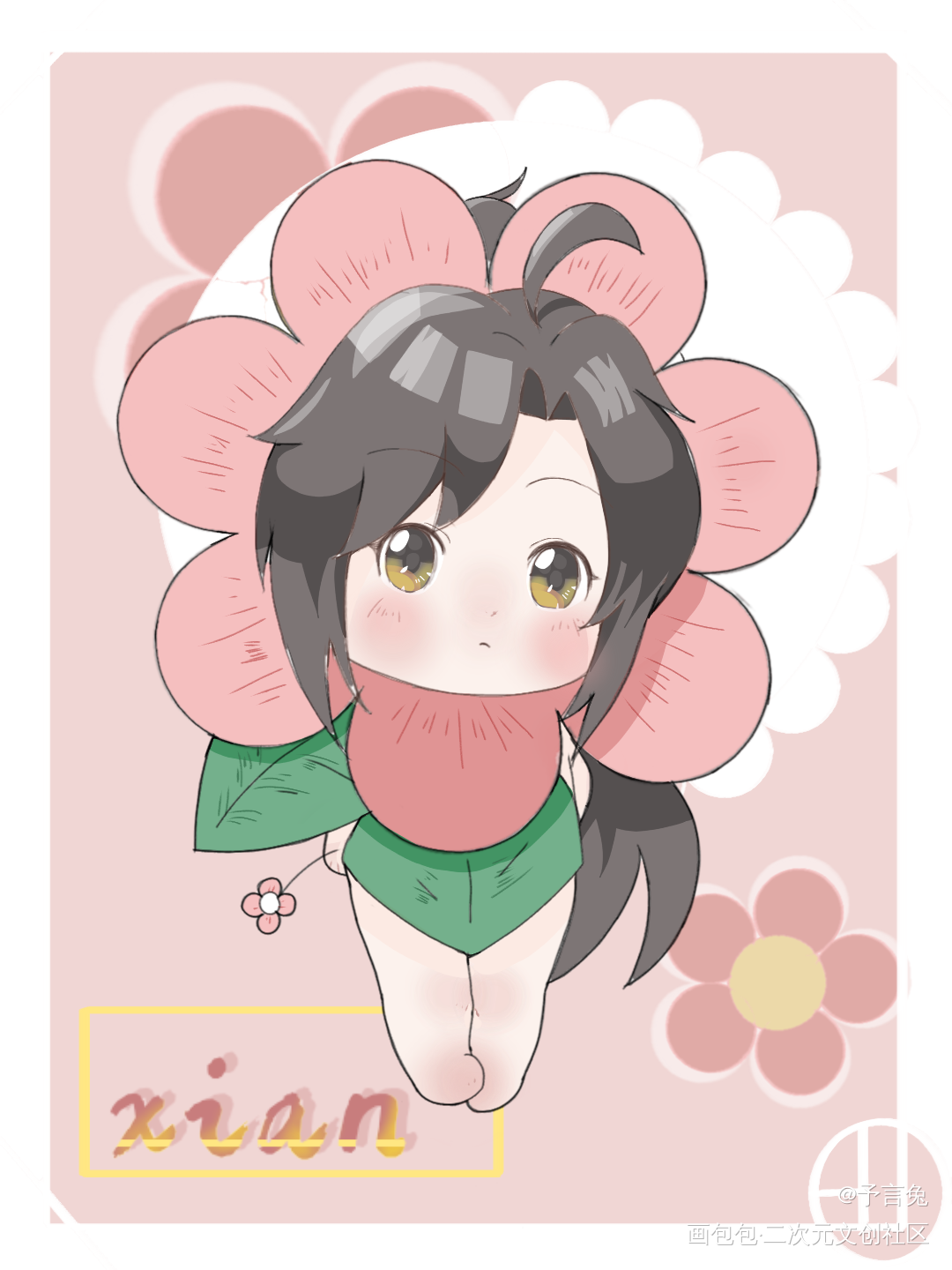 哈哈哈哈浅发一下_魔道祖师忘羡绘画作品