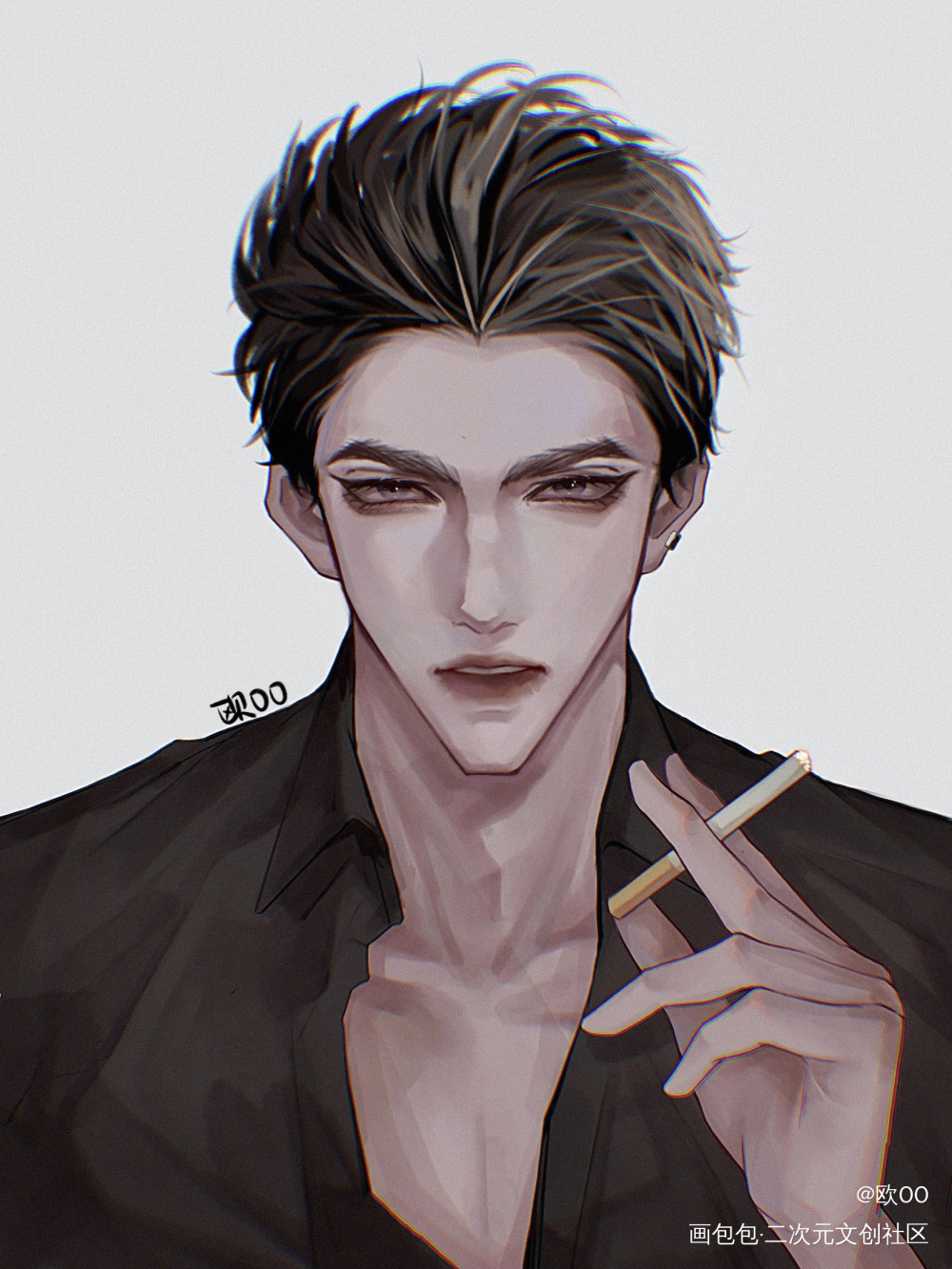 鹅鹅_娘娘腔188男团邵群手绘绘画作品