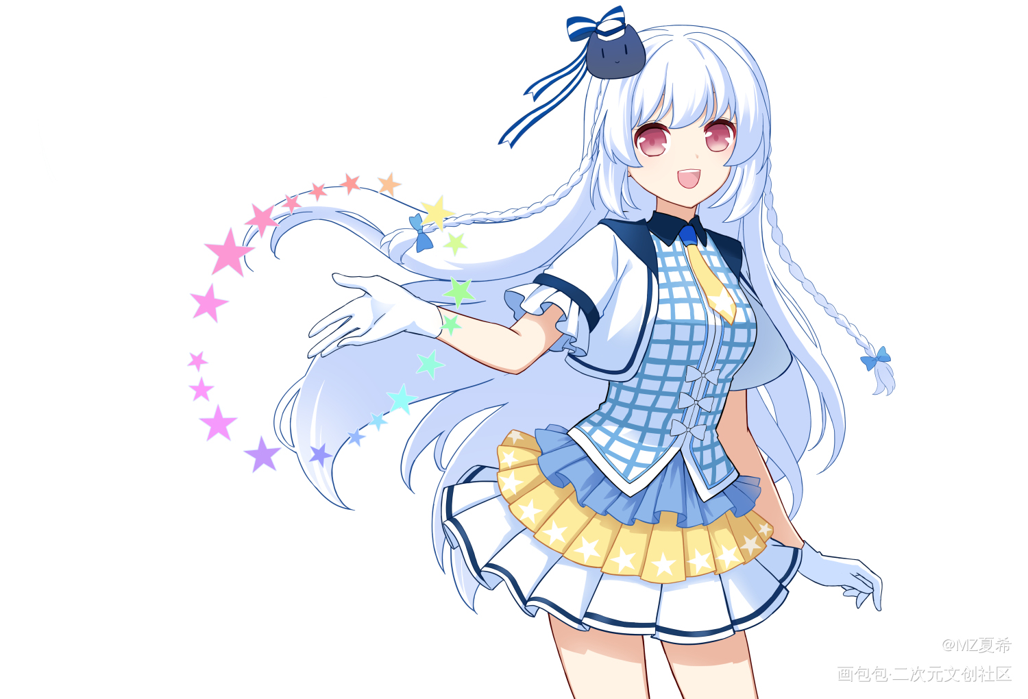 虚拟主播庞小莹_日系绘画作品