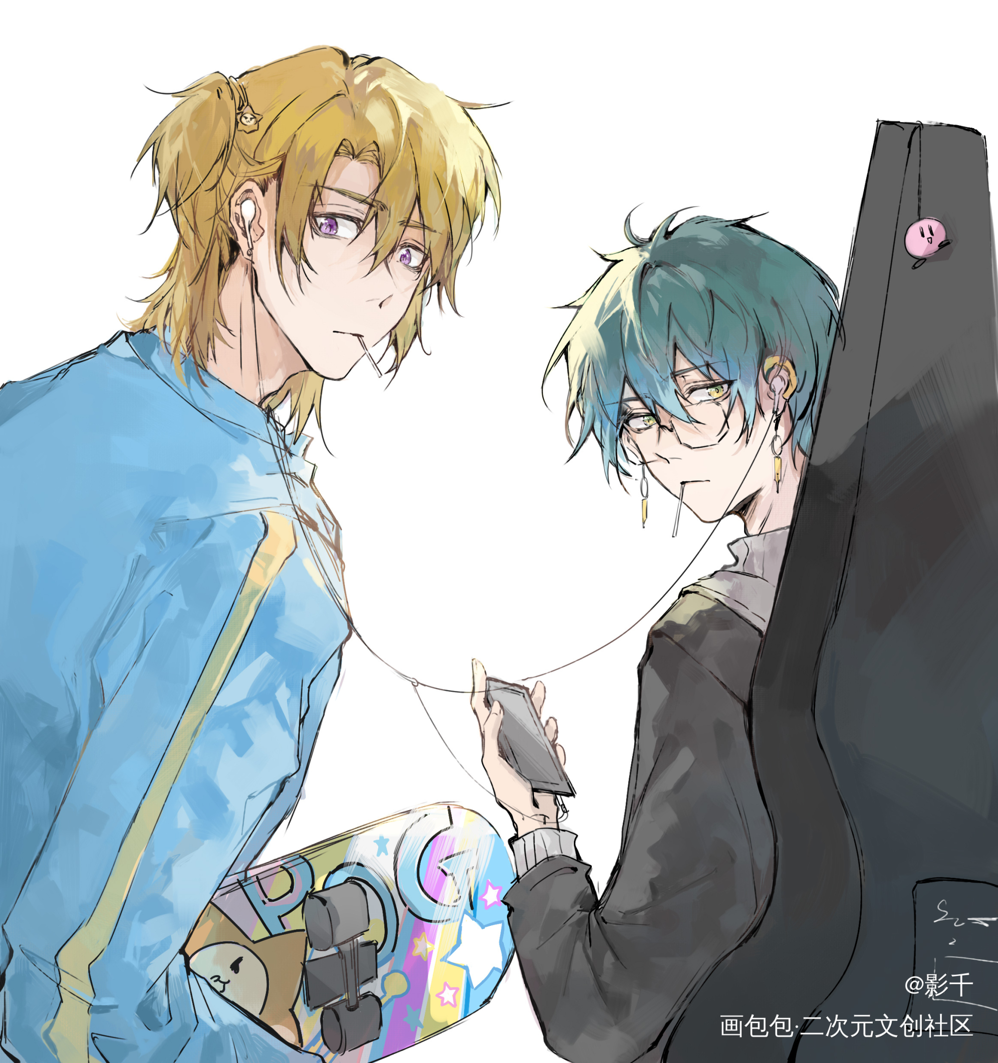 “ ？”_lucakeluxiemikeevelandLucakaneshiro绘画作品
