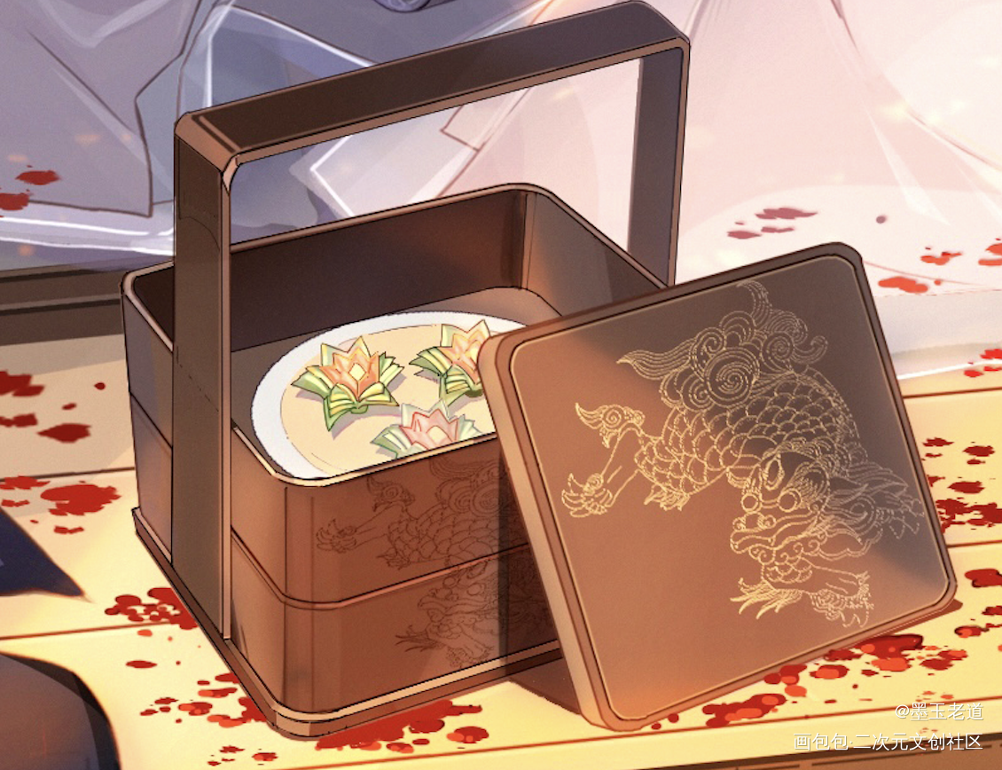 二哈和他的白猫师尊_二哈和他的白猫师尊燃晚手绘古风平涂日系绘画绘画作品