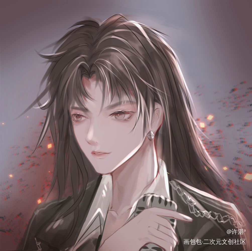 _天官赐福花怜约稿绘画作品