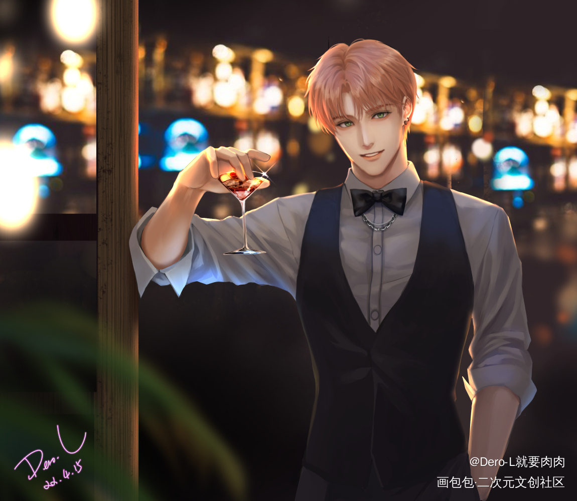 Jesse“我只属于这位小姐”_光与夜之恋夏鸣星绘画作品