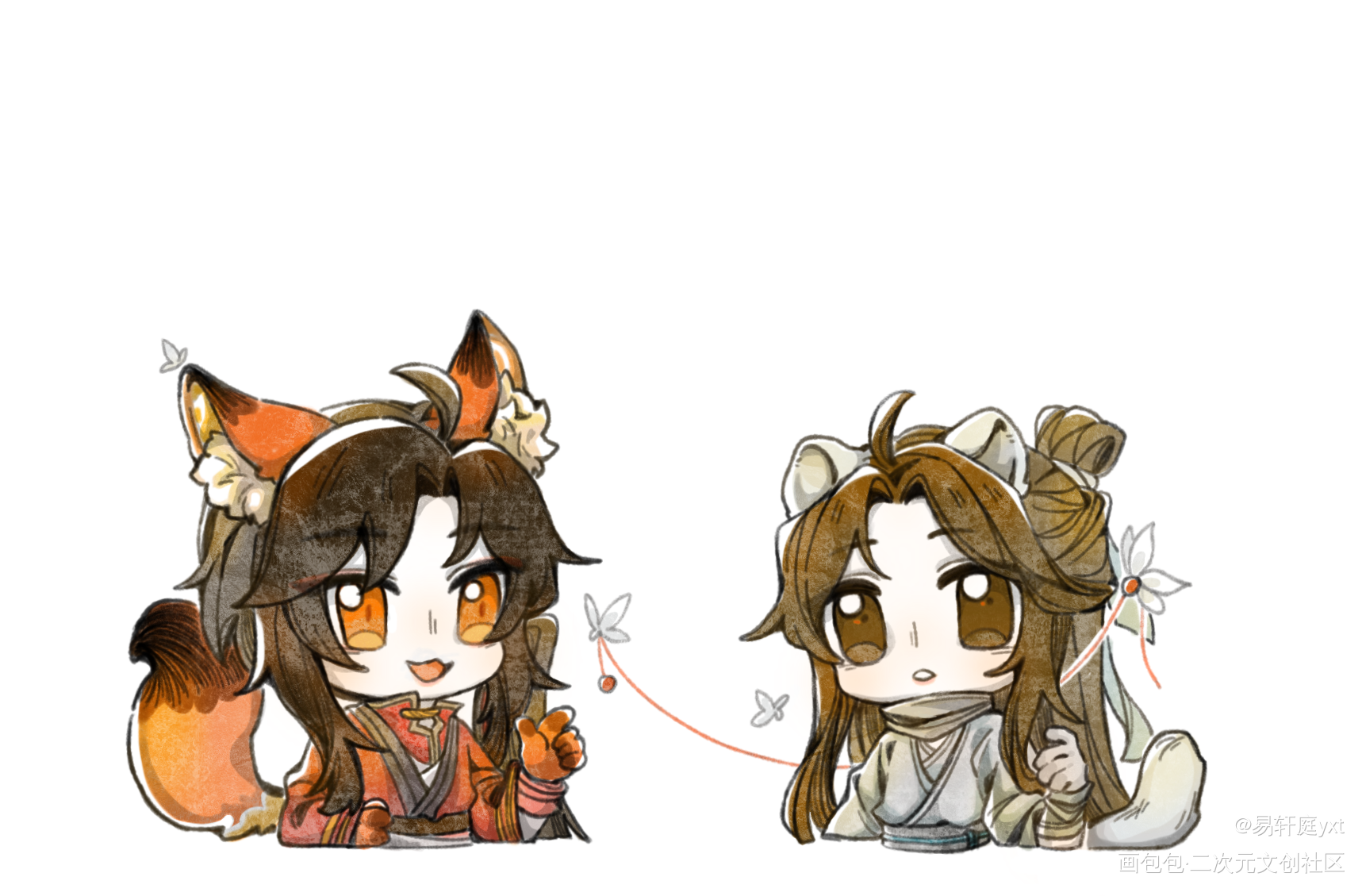 天官_墨香铜臭绘画作品