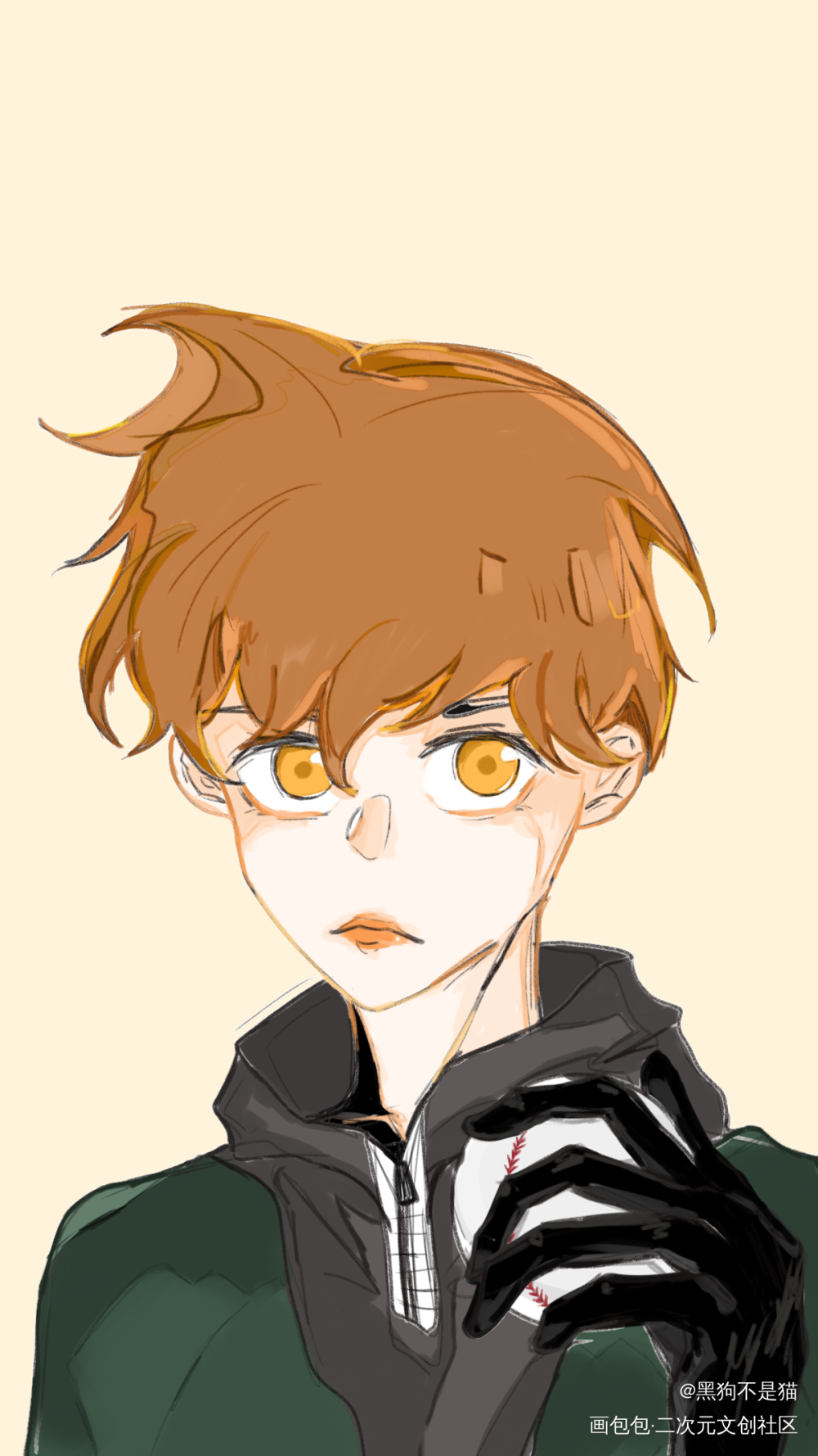练习 oc_平涂少年oc绘画作品