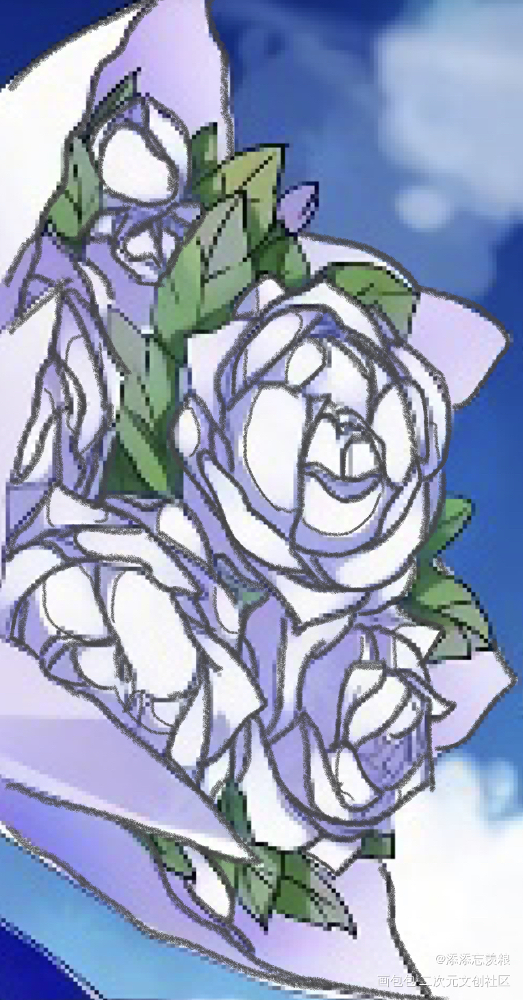 好难画的花花_画画临摹绘画作品