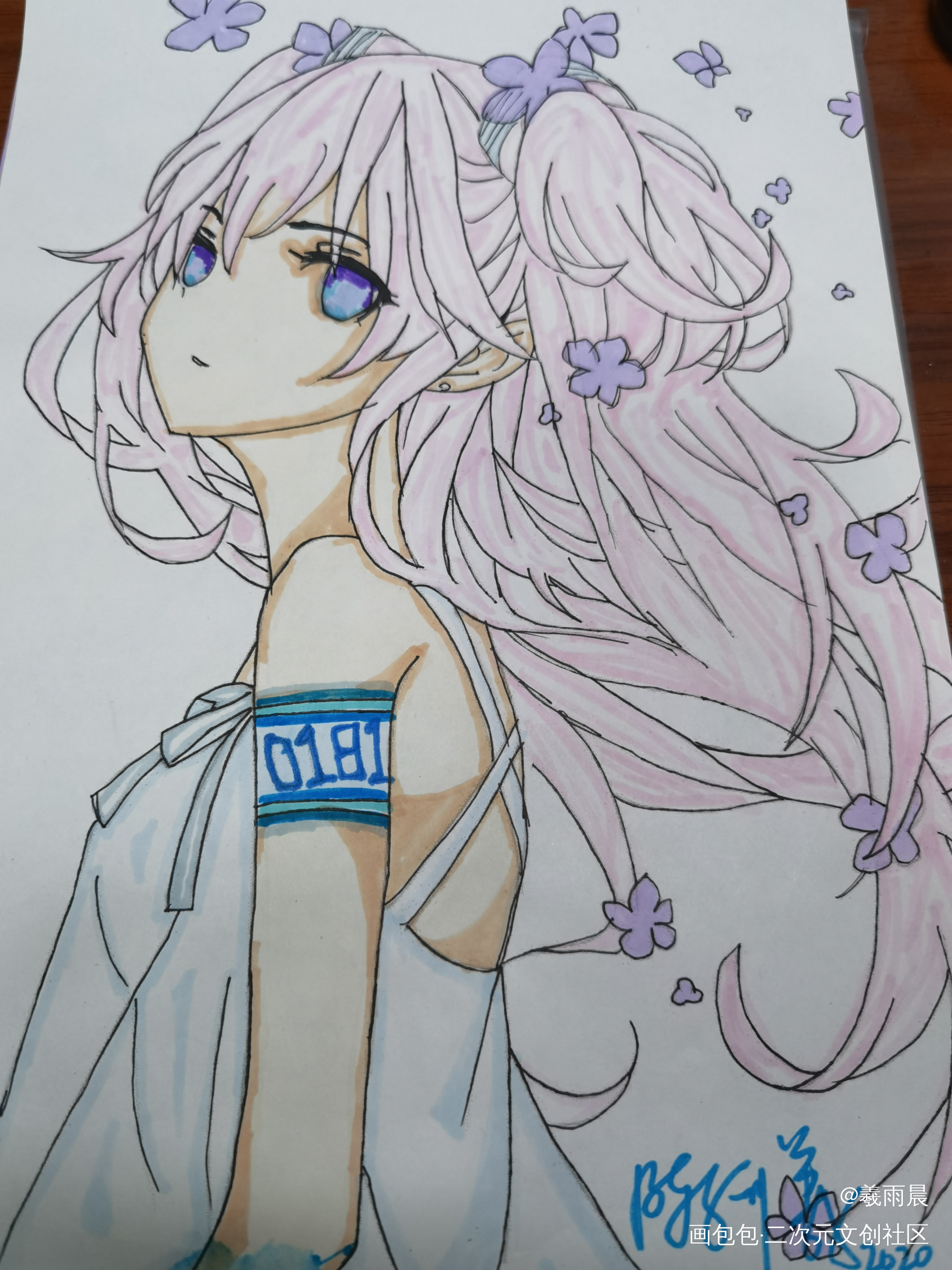 初音_手绘日系绘画作品