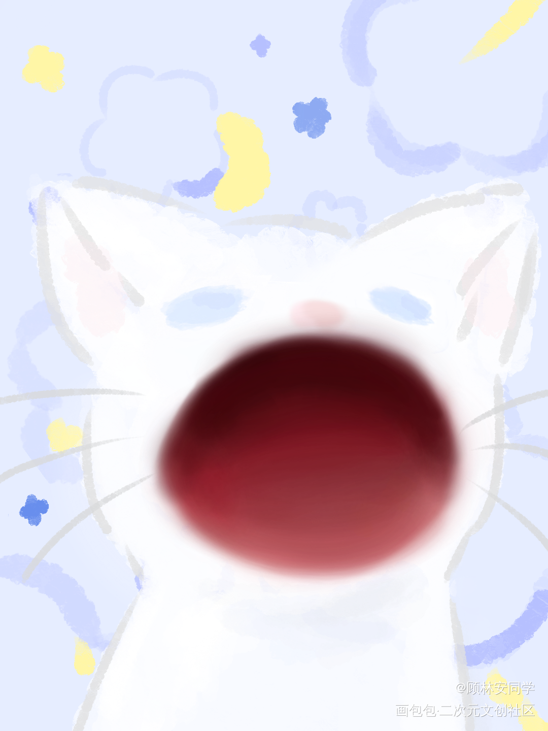 第二天~_唤醒春日主题打卡绘画作品