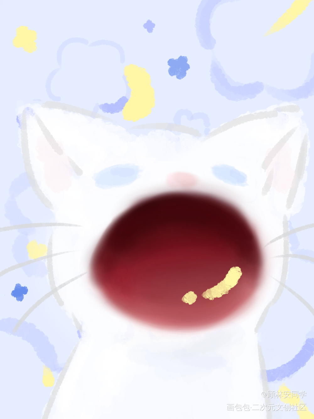 第二天~_唤醒春日主题打卡绘画作品