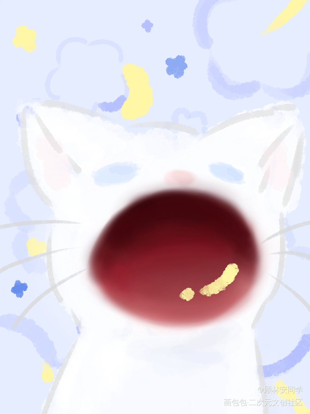 第二天~_唤醒春日主题打卡绘画作品