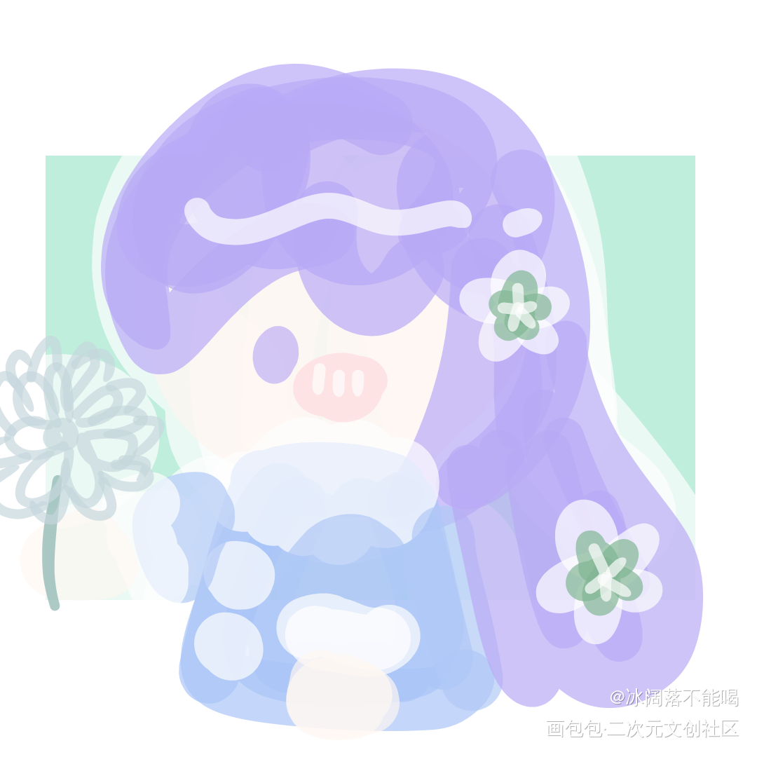 蒲公英_Q版绘画绘画作品