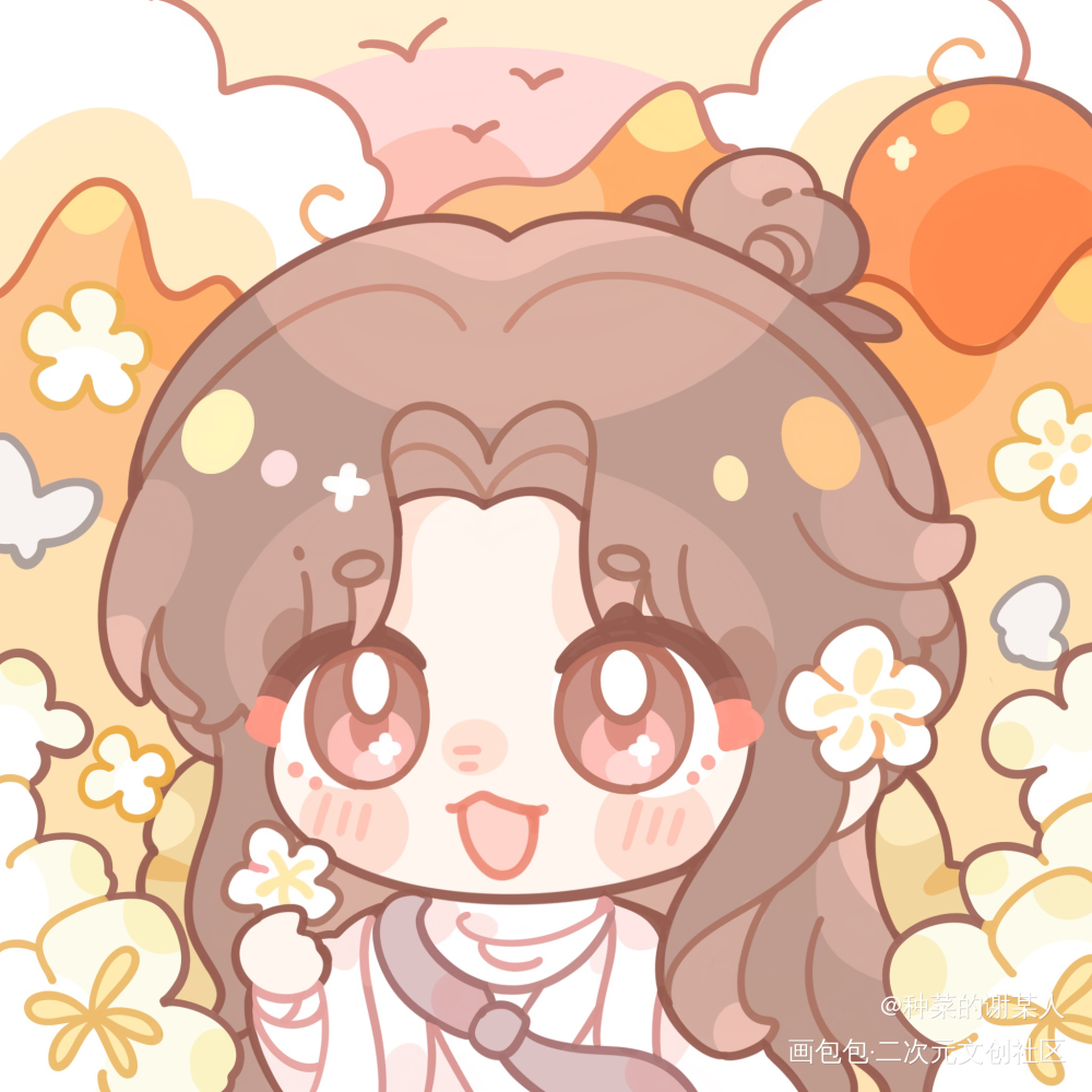 花怜_天官赐福绘画作品