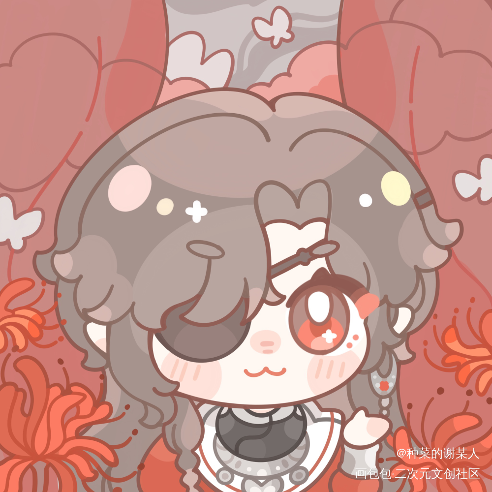 花怜_天官赐福绘画作品