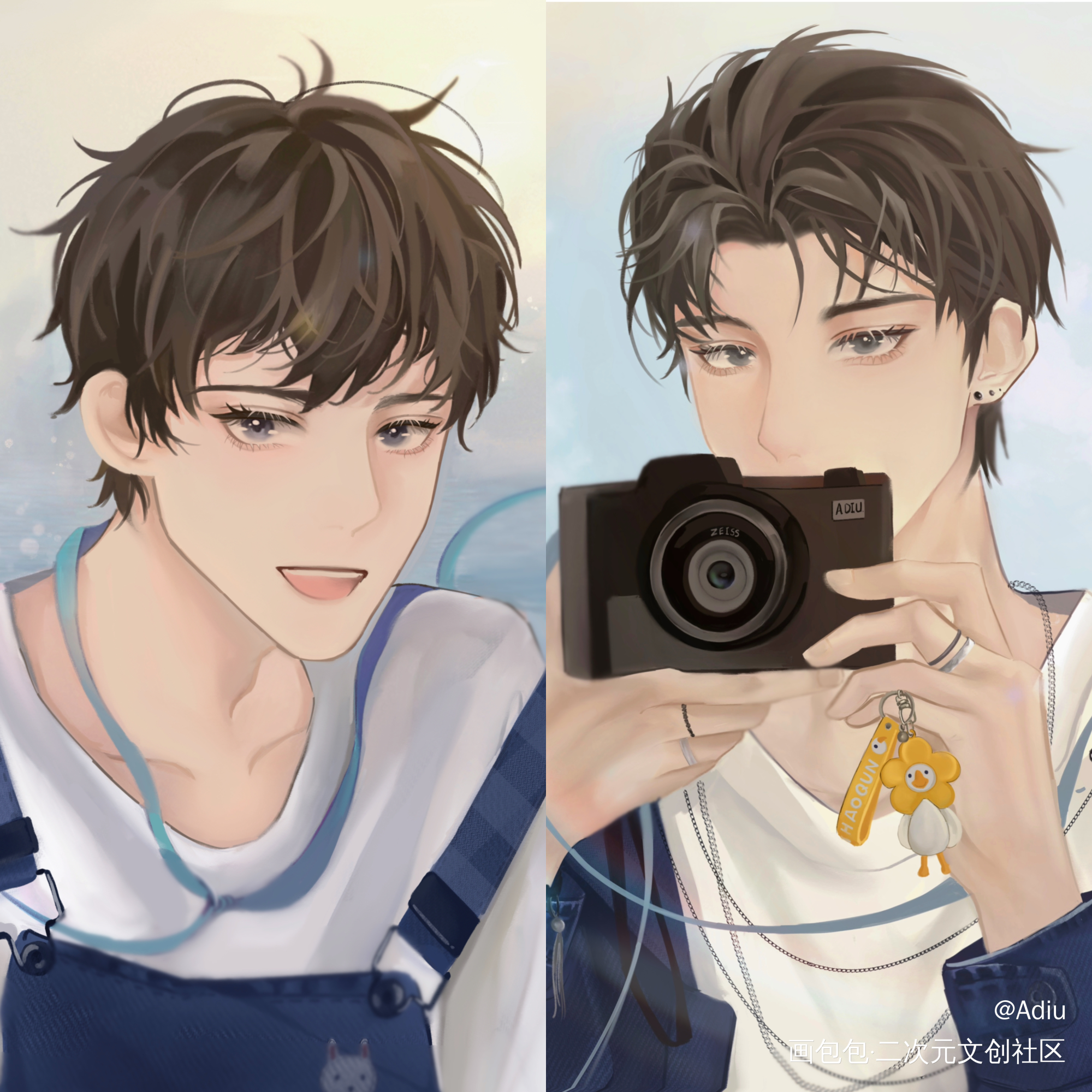 少年的心动是永远的心动_娘娘腔188男团李程秀邵群绘画作品