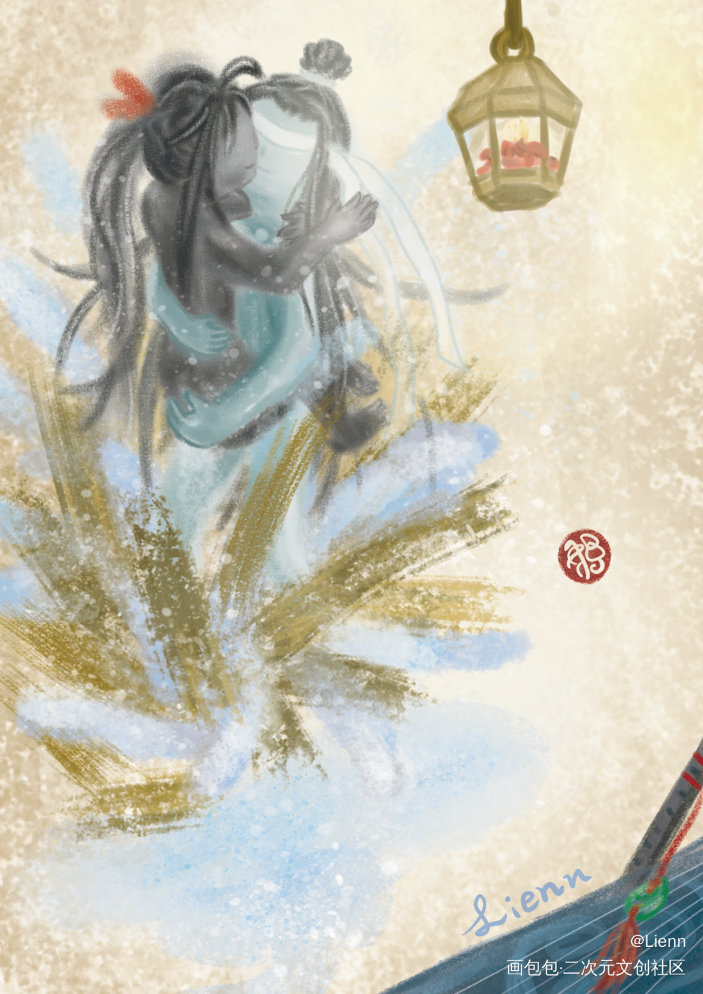 _魔道祖师忘羡绘画作品
