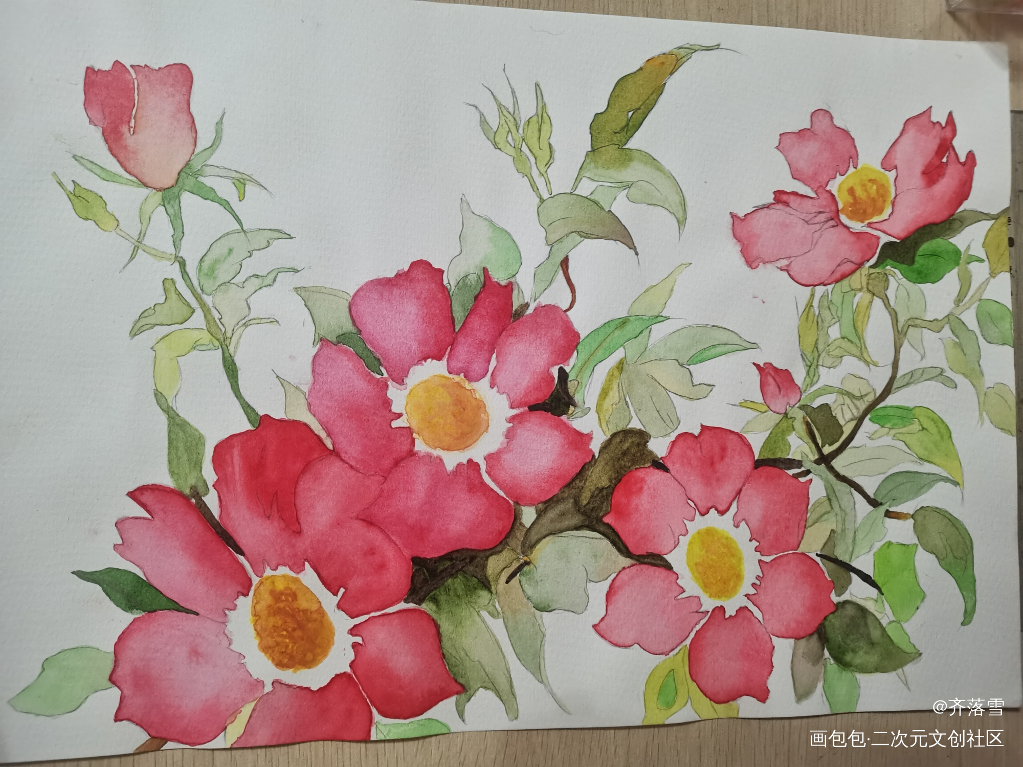 花花_临摹绘画作品