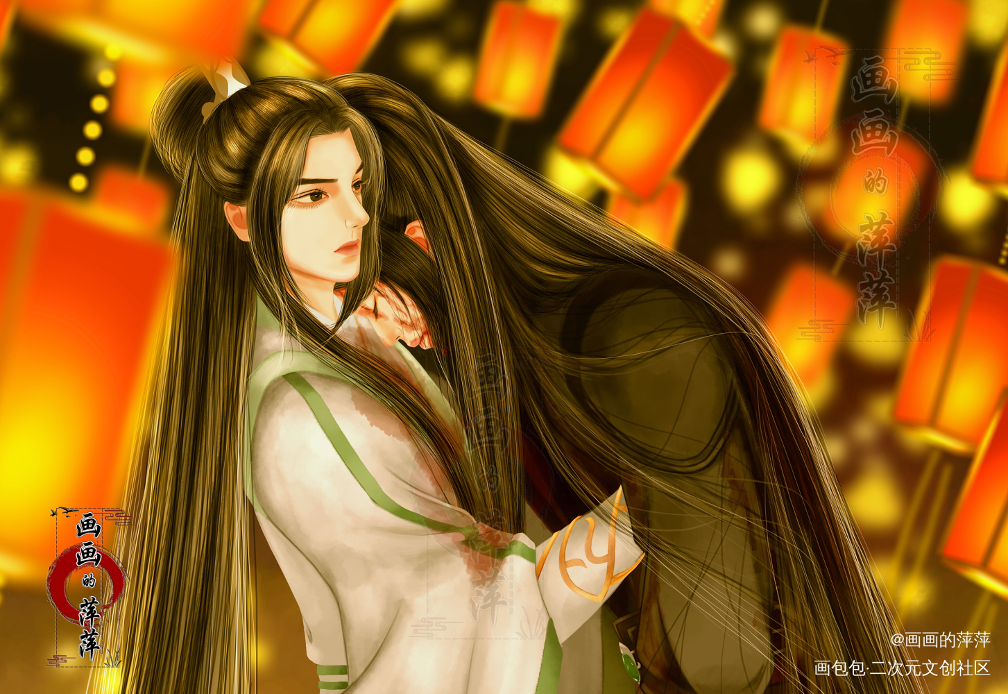 喜怒哀殿_人渣反派自救系统穿书自救指南冰秋沈清秋洛冰河沈清秋洛冰河厚涂求点评我要上首推头像插画同人绘画作品