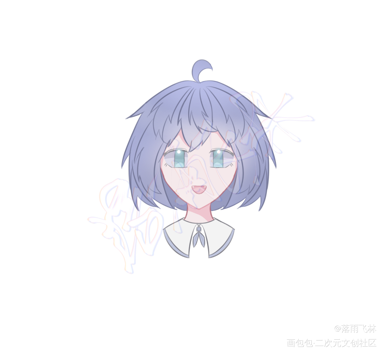 _手绘平涂我要上首推绘画作品