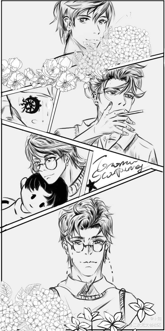 明日星程_明日星程杨悠明夏星程绘画作品