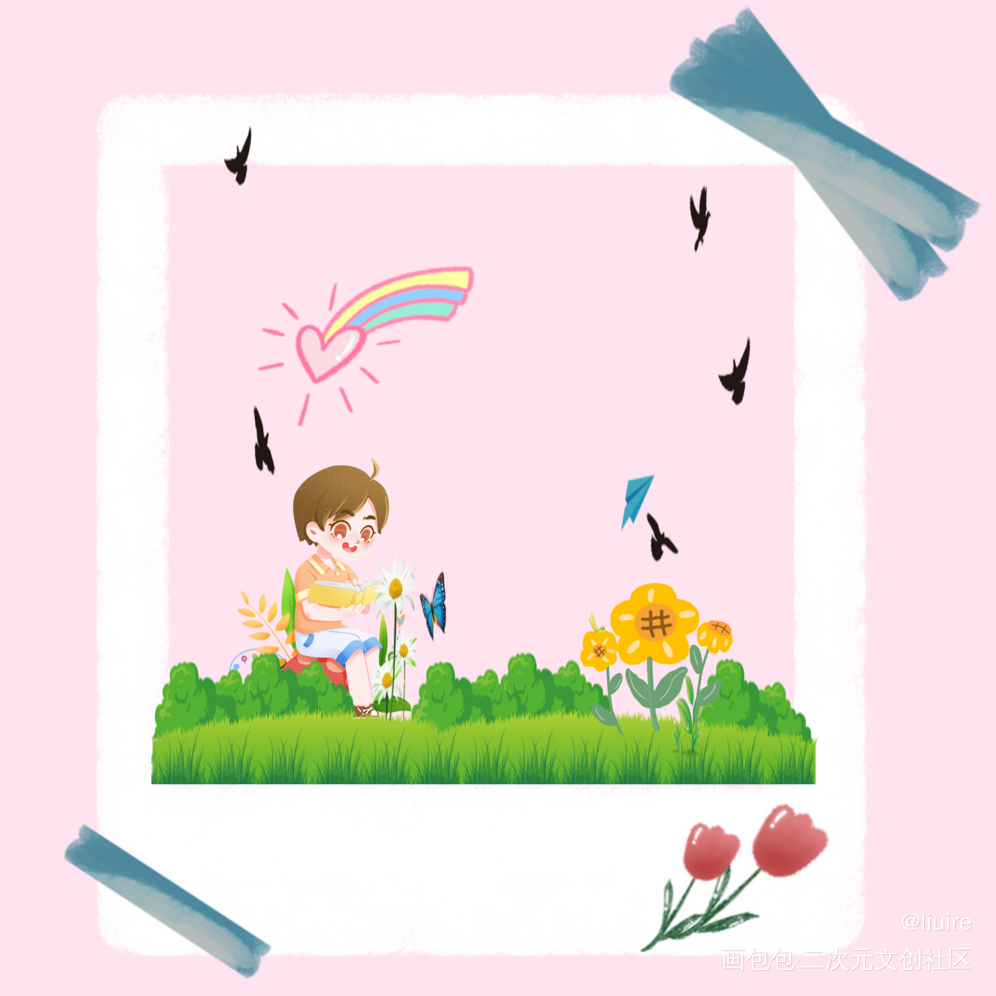 春天16_春天绘画作品