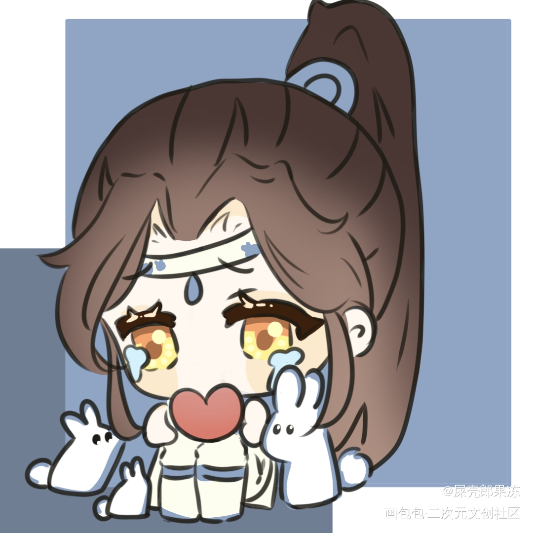 蓝忘机_魔道祖师Q版绘画作品