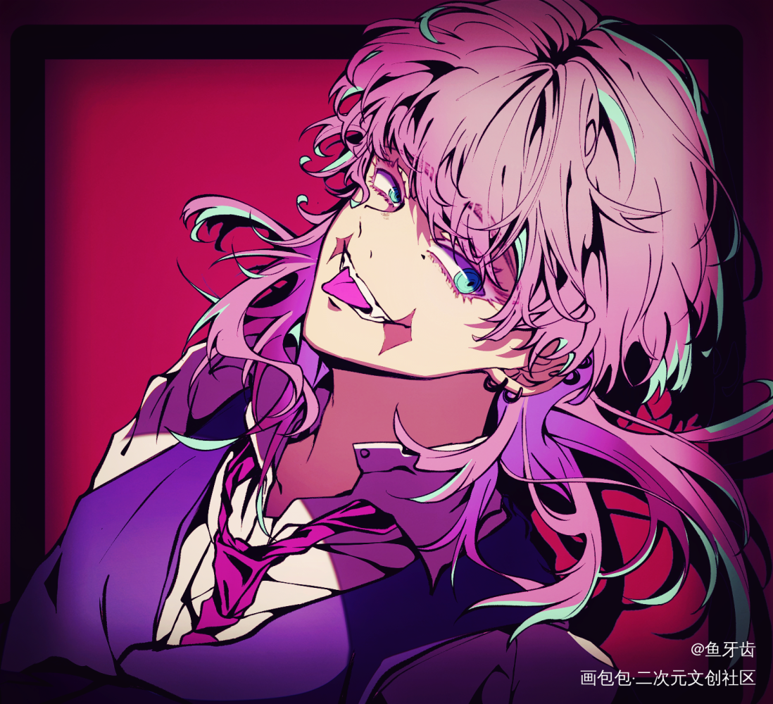_指绘摸鱼绘画作品