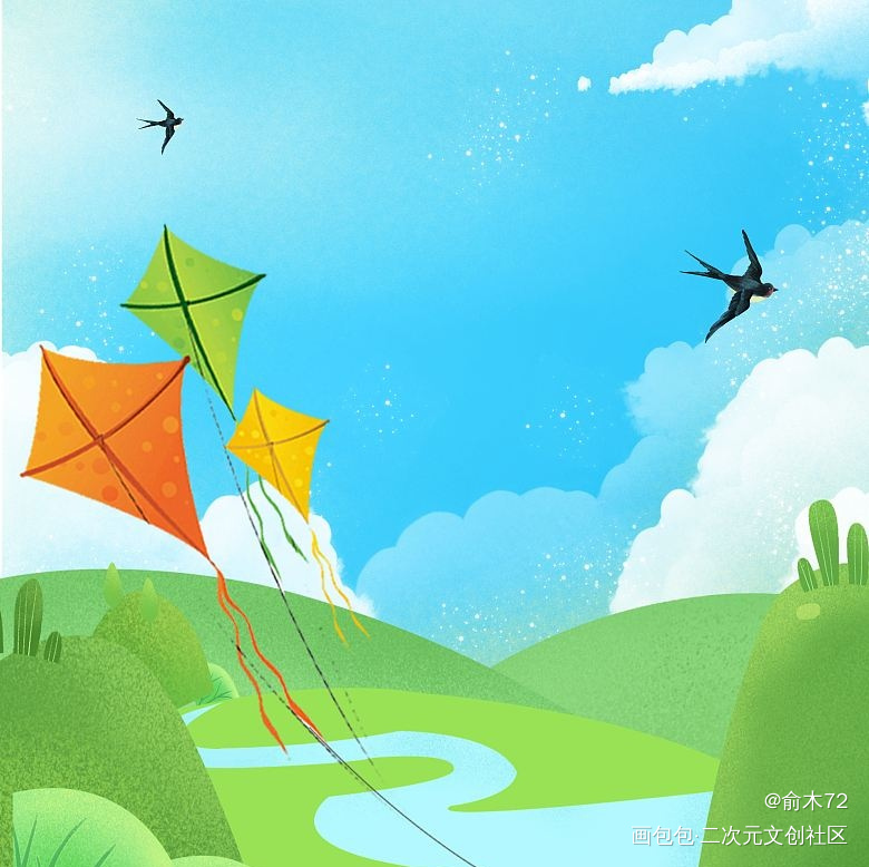 _手绘绘画作品