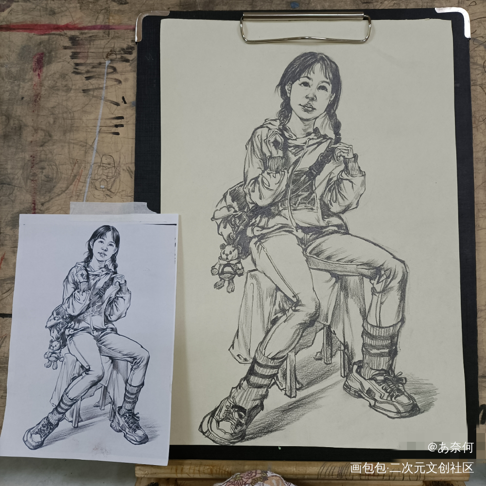 不太OK的速写_手绘素描绘画作品