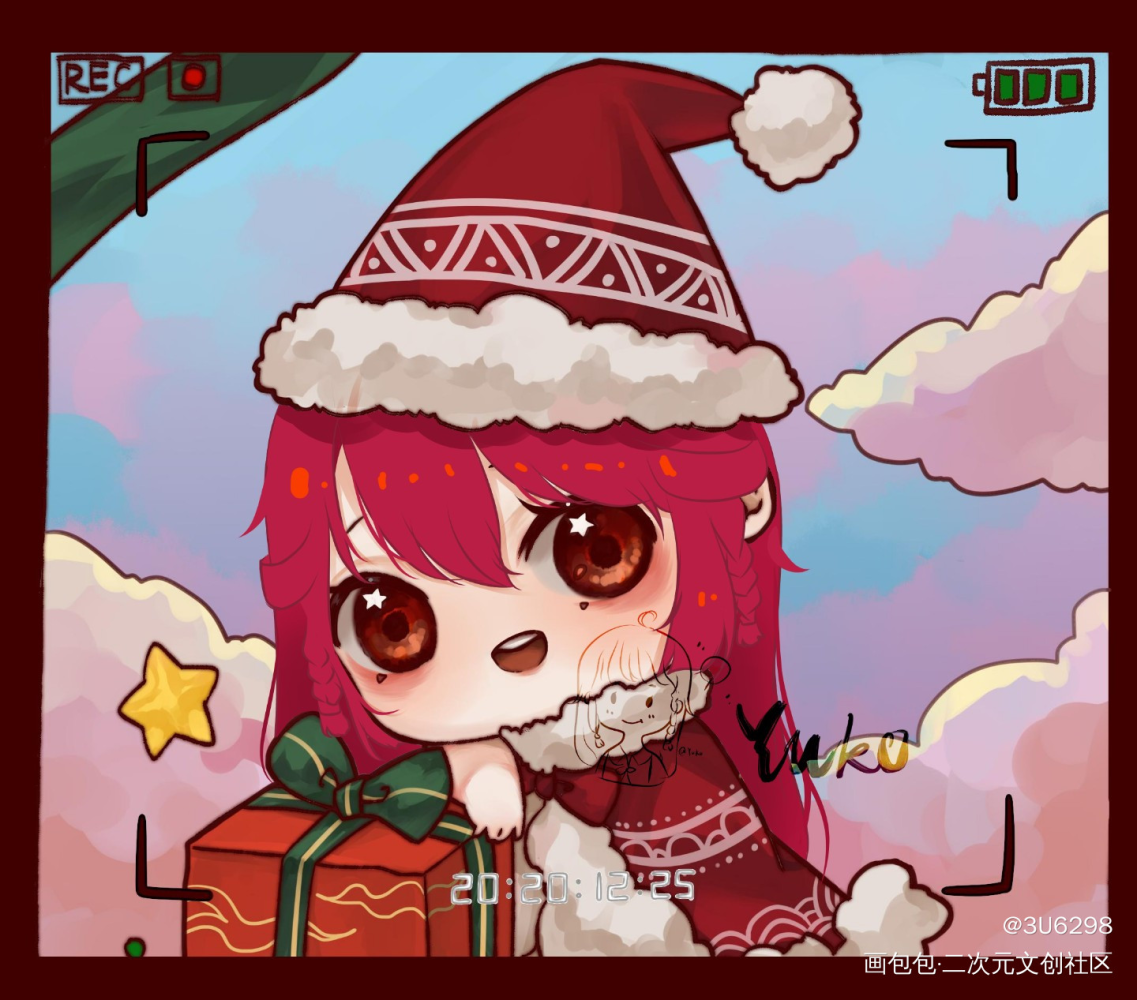 还没有名字的女儿_平涂原创oc绘画作品