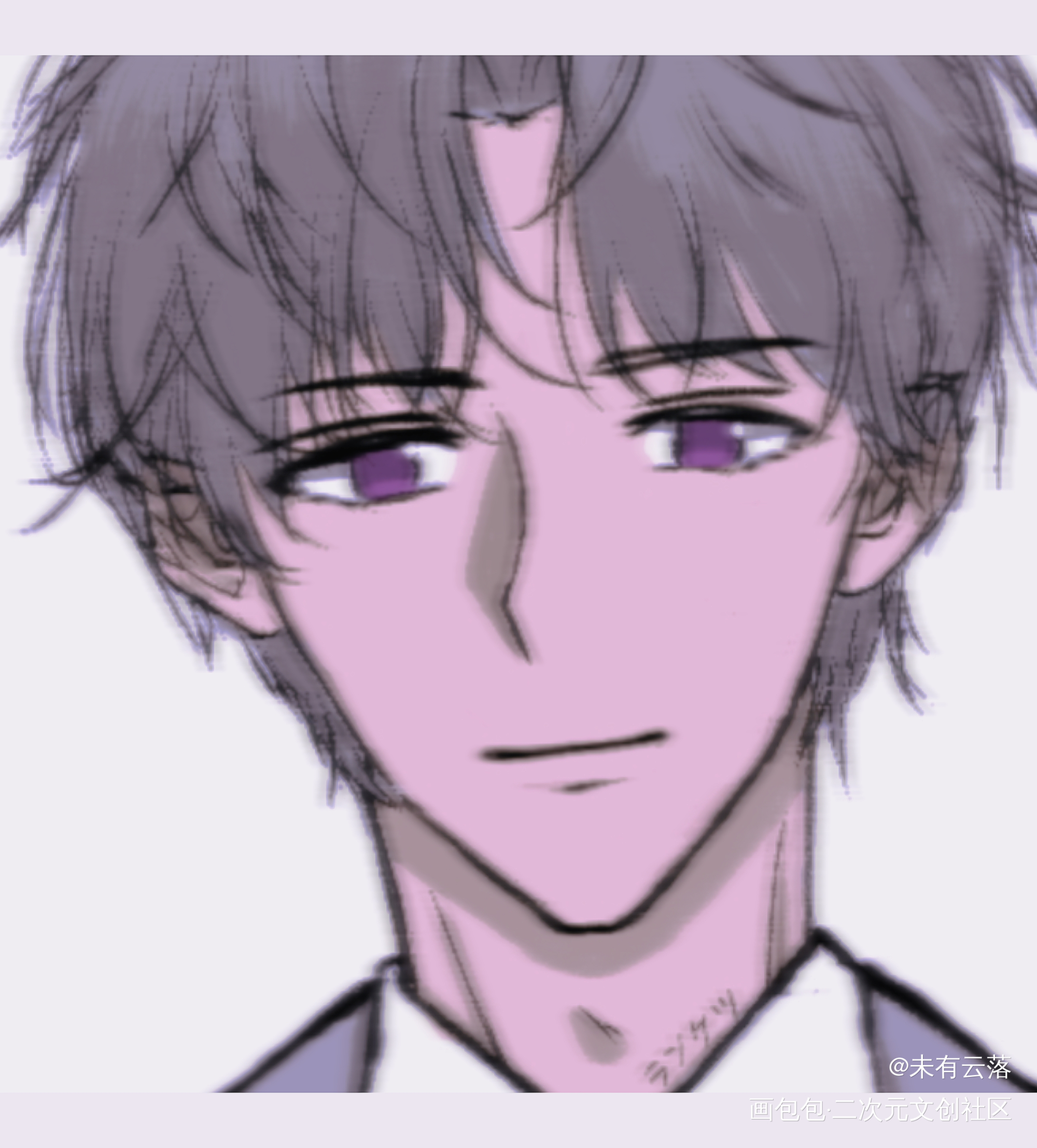还是未婚夫_光与夜之恋查理苏绘画作品