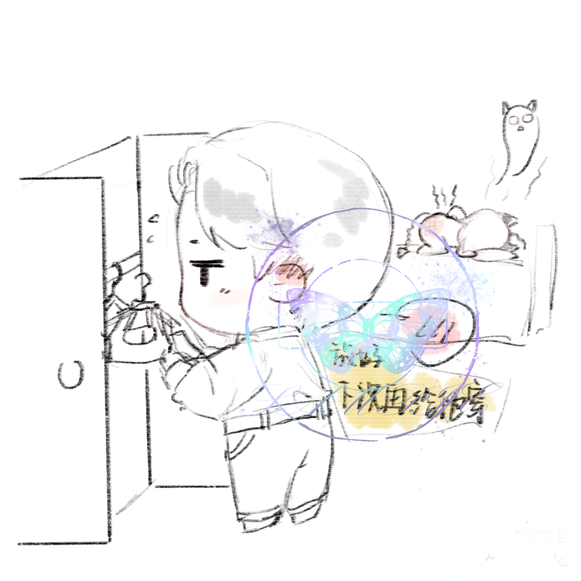 授权_魔道祖师忘羡绘画作品