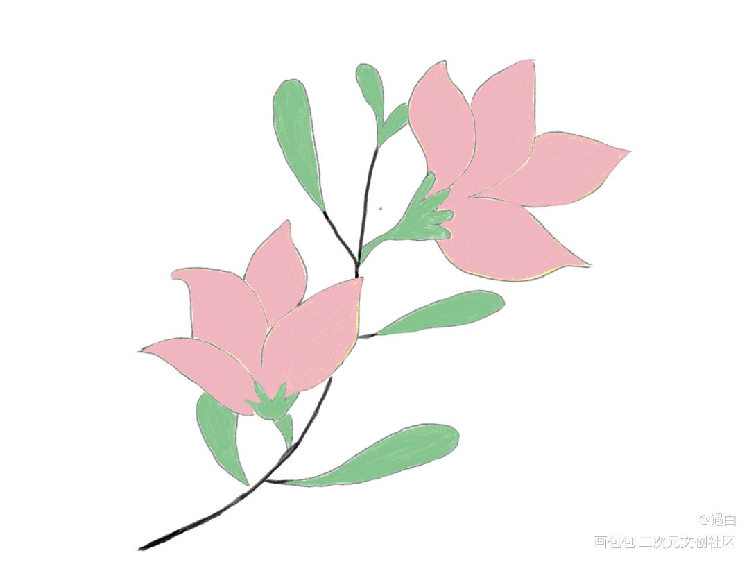 _唤醒春日主题打卡绘画作品