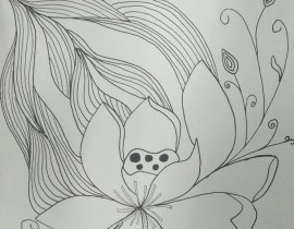 荷花_绘画作品