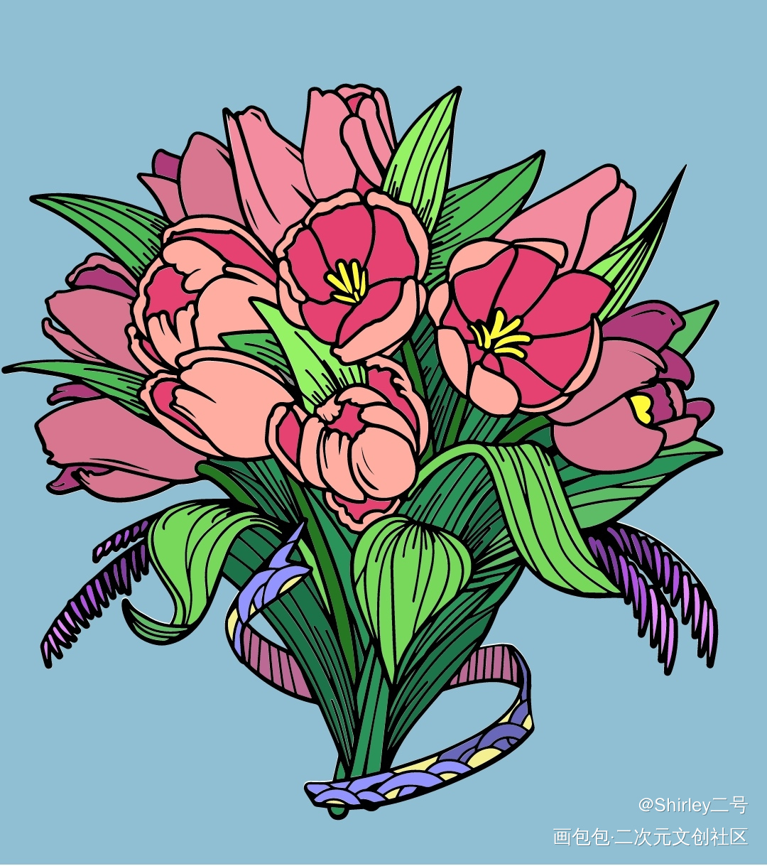 13_平涂绘画作品