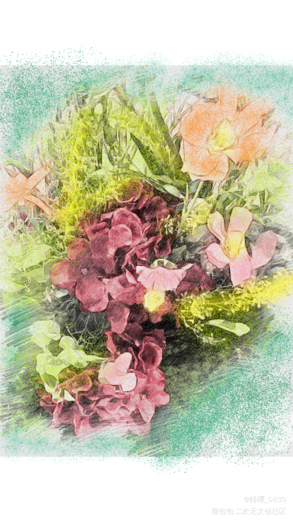 春花_唤醒春日主题打卡绘画作品