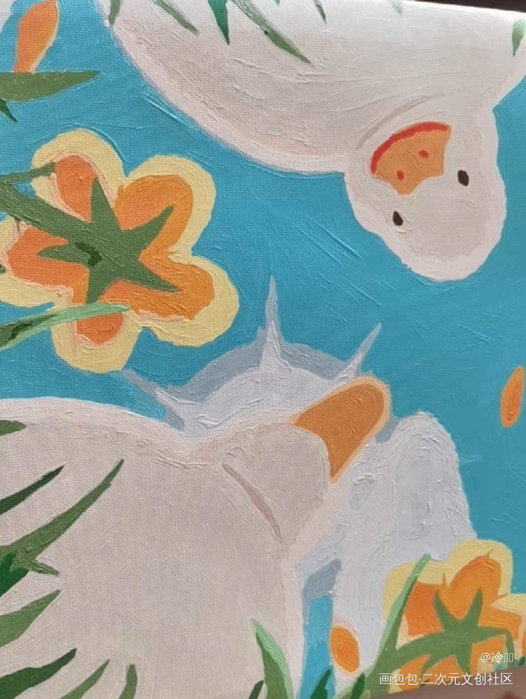 春江_平涂绘画作品