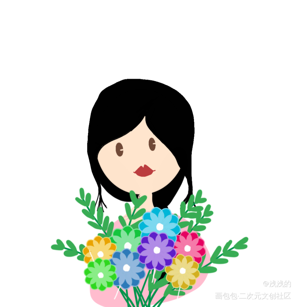 春_手绘绘画作品