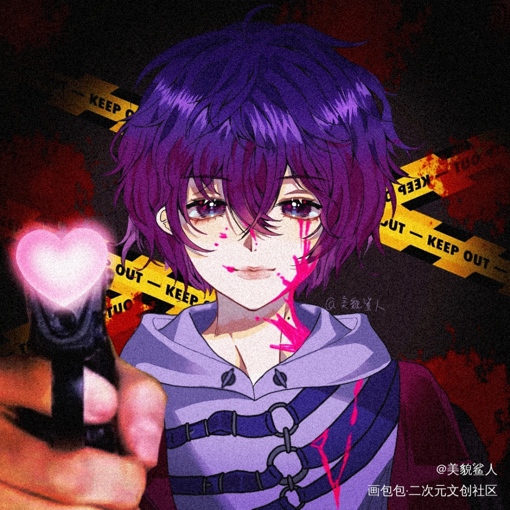 uki uki uki_虚拟主播手绘日系绘画作品