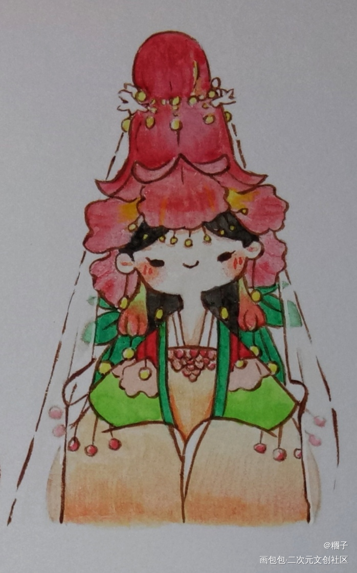 打卡_古风水彩我要上首推临摹绘画作品