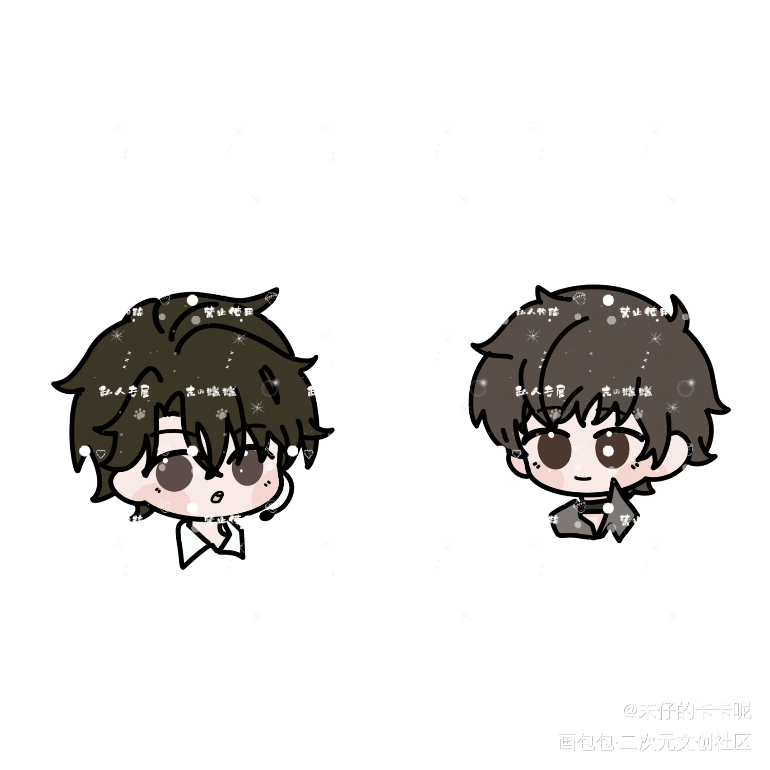 授权晏周_职业替身188男团绘画作品