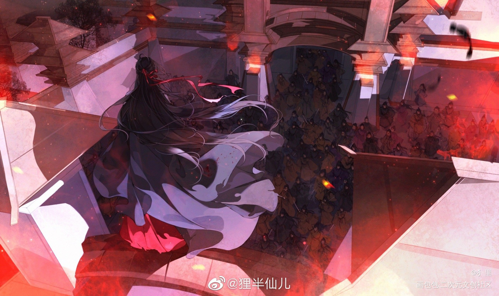 _魔道祖师忘羡绘画作品
