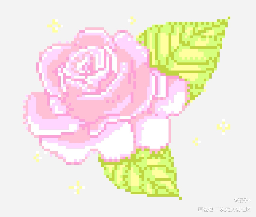 盛开_花朵绘画作品