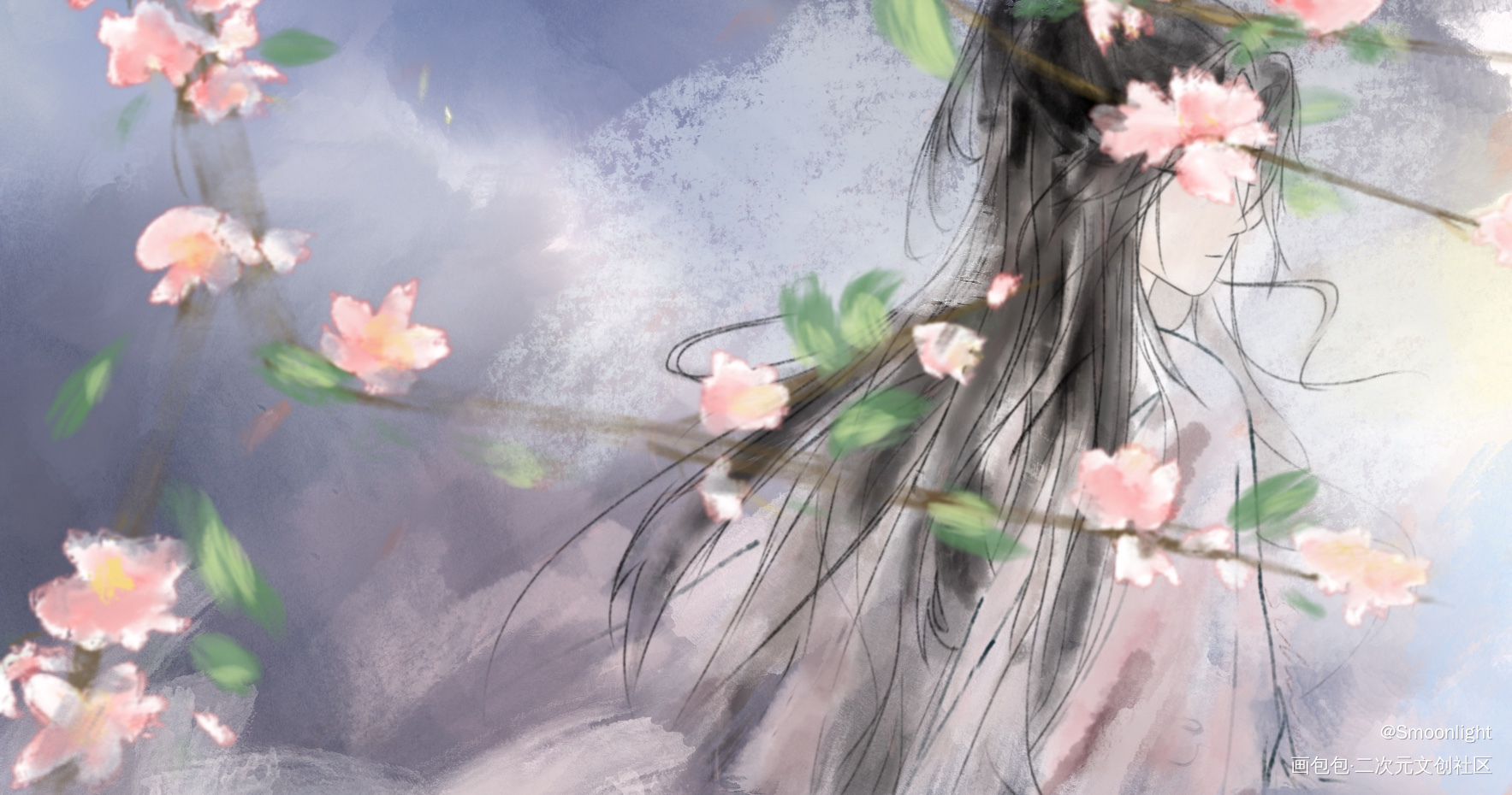 批量产楚晚宁啦_二哈和他的白猫师尊楚晚宁板绘涂绘画作品